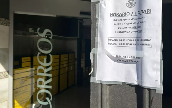 El horario de Correos este agosto / CONSUMIDOR GLOBAL El horario de Correos este agosto / CONSUMIDOR GLOBAL