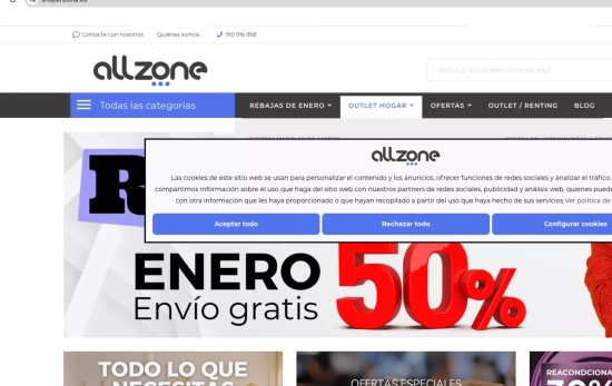 La web bajo el dominio de shopenzona.es CAPTURA (1) La web bajo el dominio de shopenzona.es CAPTURA (1)