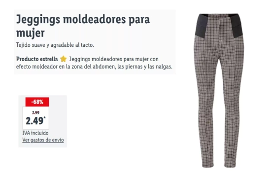 Jeggins moldeadores/ LIDL Jeggins moldeadores/ LIDL