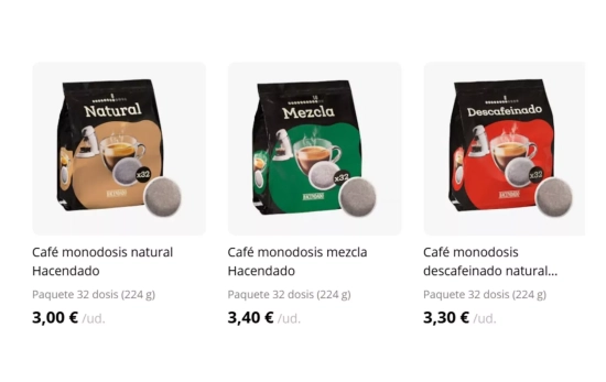Estilos de café para cafetera Senseo/ MERCADONA Estilos de café para cafetera Senseo/ MERCADONA