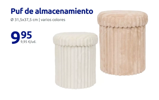 Puf de almacenamiento/ ACTION Puf de almacenamiento/ ACTION