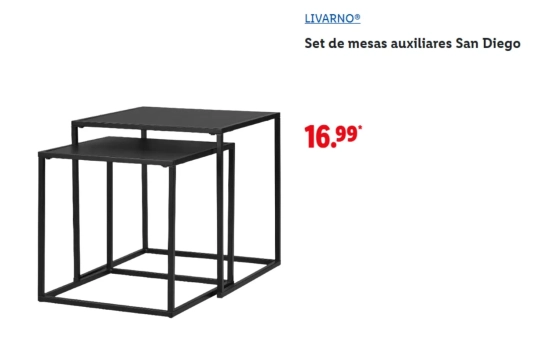 Mesas auxiliares/ LIDL Mesas auxiliares/ LIDL