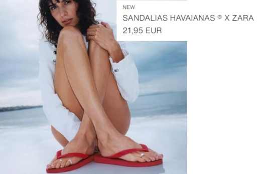 SANDALIAS HAVAIANAS ® x ZARA/ ZARA SANDALIAS HAVAIANAS ® x ZARA/ ZARA