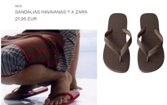SANDALIAS HAVAIANAS ® x ZARA/ ZARA SANDALIAS HAVAIANAS ® x ZARA/ ZARA
