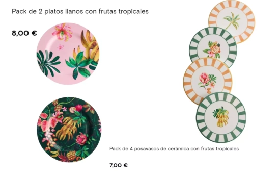 Platos y posavasos/ PRIMARK Platos y posavasos/ PRIMARK