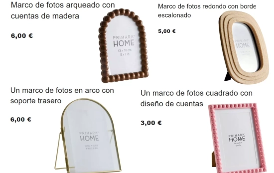 Marcos de diseño/ PRIMARK Marcos de diseño/ PRIMARK