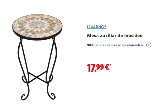 Mesa mosaico/ LIDL Mesa mosaico/ LIDL