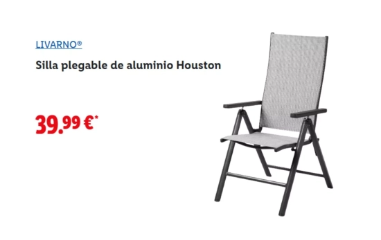 Silla plegable / LIDL Silla plegable / LIDL