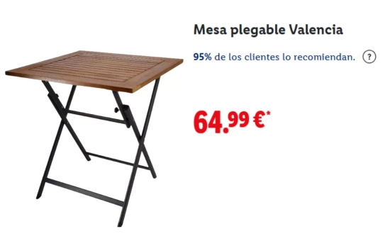 Mesa plegable/ LIDL Mesa plegable/ LIDL
