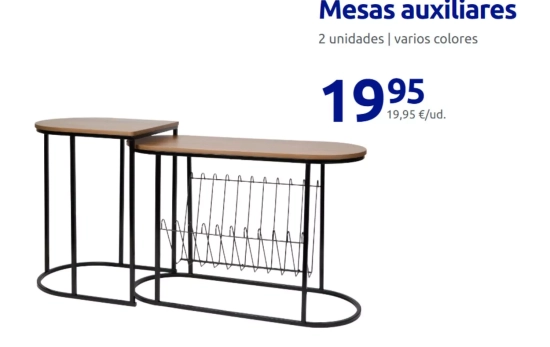 Mesa auxiliar con revistero / ACTION Mesa auxiliar con revistero / ACTION