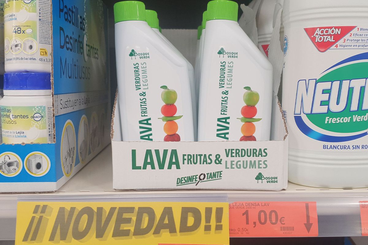 Nuevo producto estrella de Mercadona: desinfectante de alimentos por 2 euros