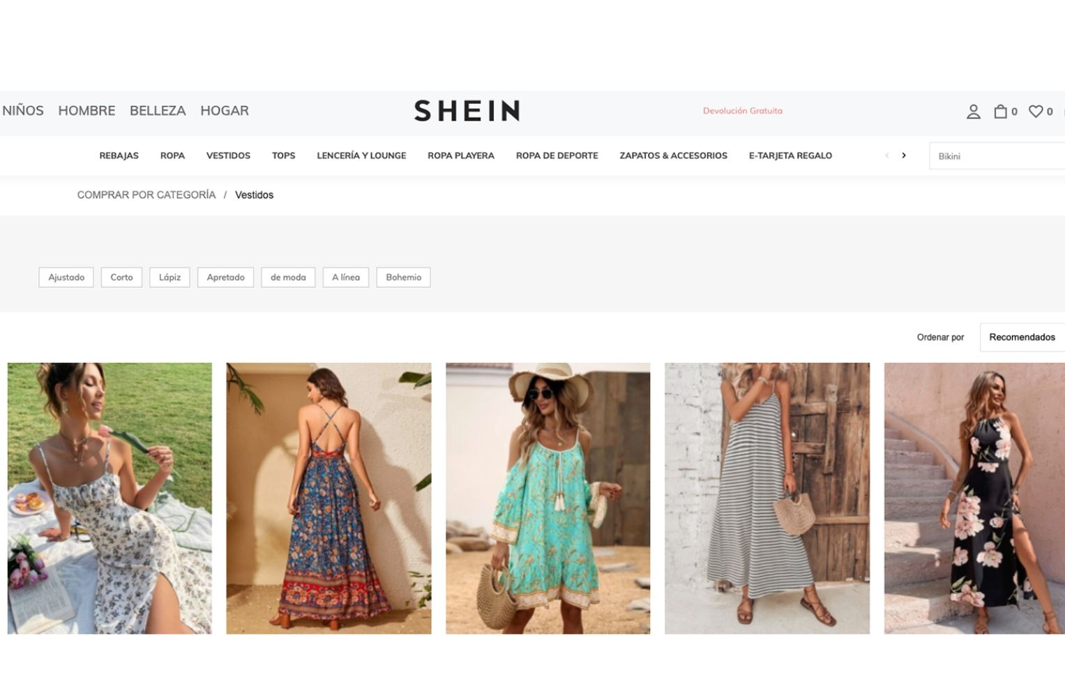 Shein, longe de fechar em Europa, abre sua primeira loja em Espanha:  contamos-te onde e quando