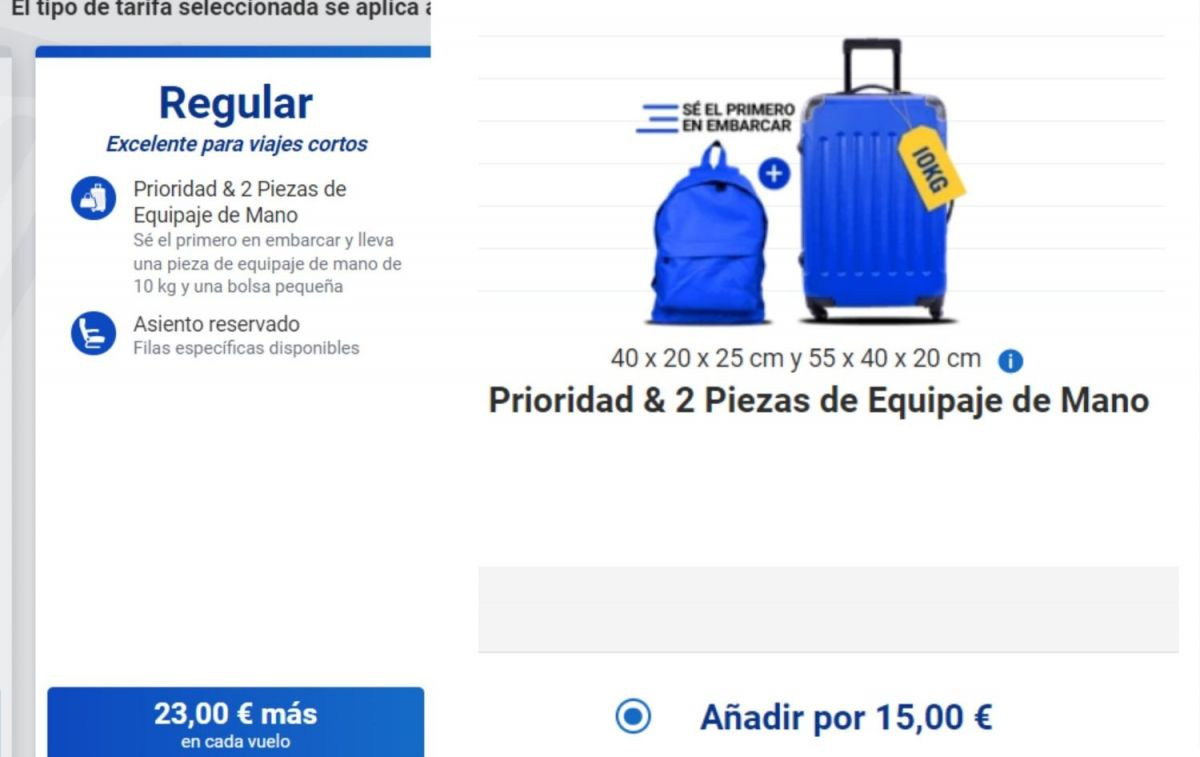 Así te cobra Ryanair por maleta casi 10 euros más sin que te enteres