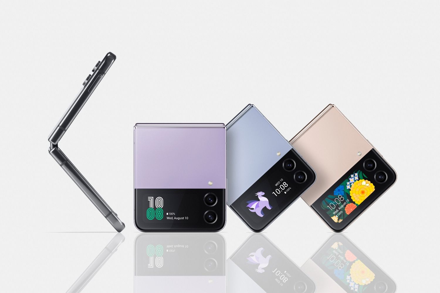 Así son los nuevos teléfonos móviles plegables de Samsung: Galaxy Z Flip4 y  Galaxy Z Fold4