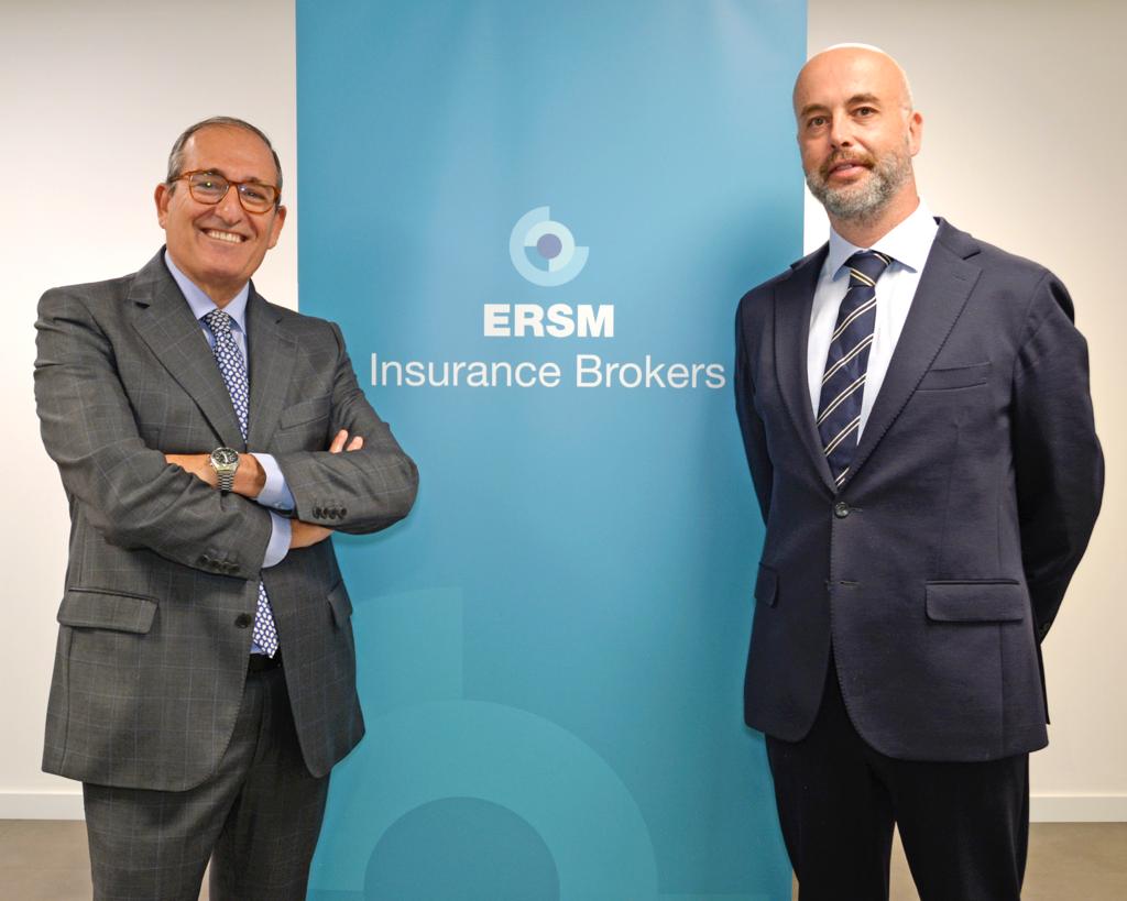 Ricardo Soler, consejero delegado de ERSM, y Salvador Vilallonga, director general de la correduría de seguros / ERSM