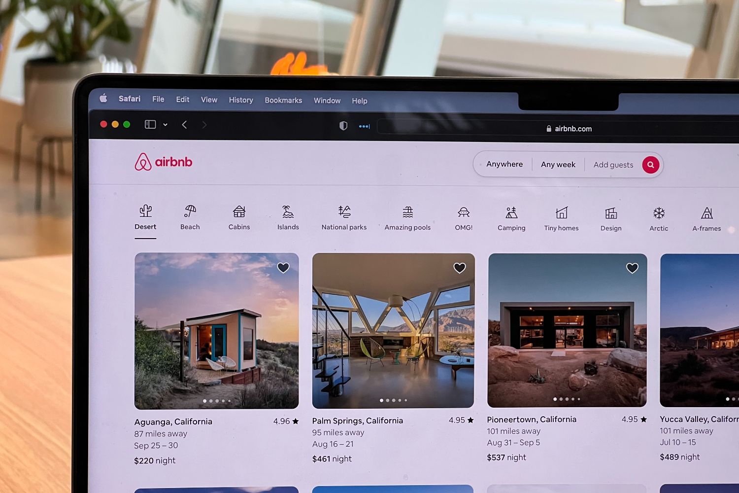 La web de Airbnb / UNSPLASH