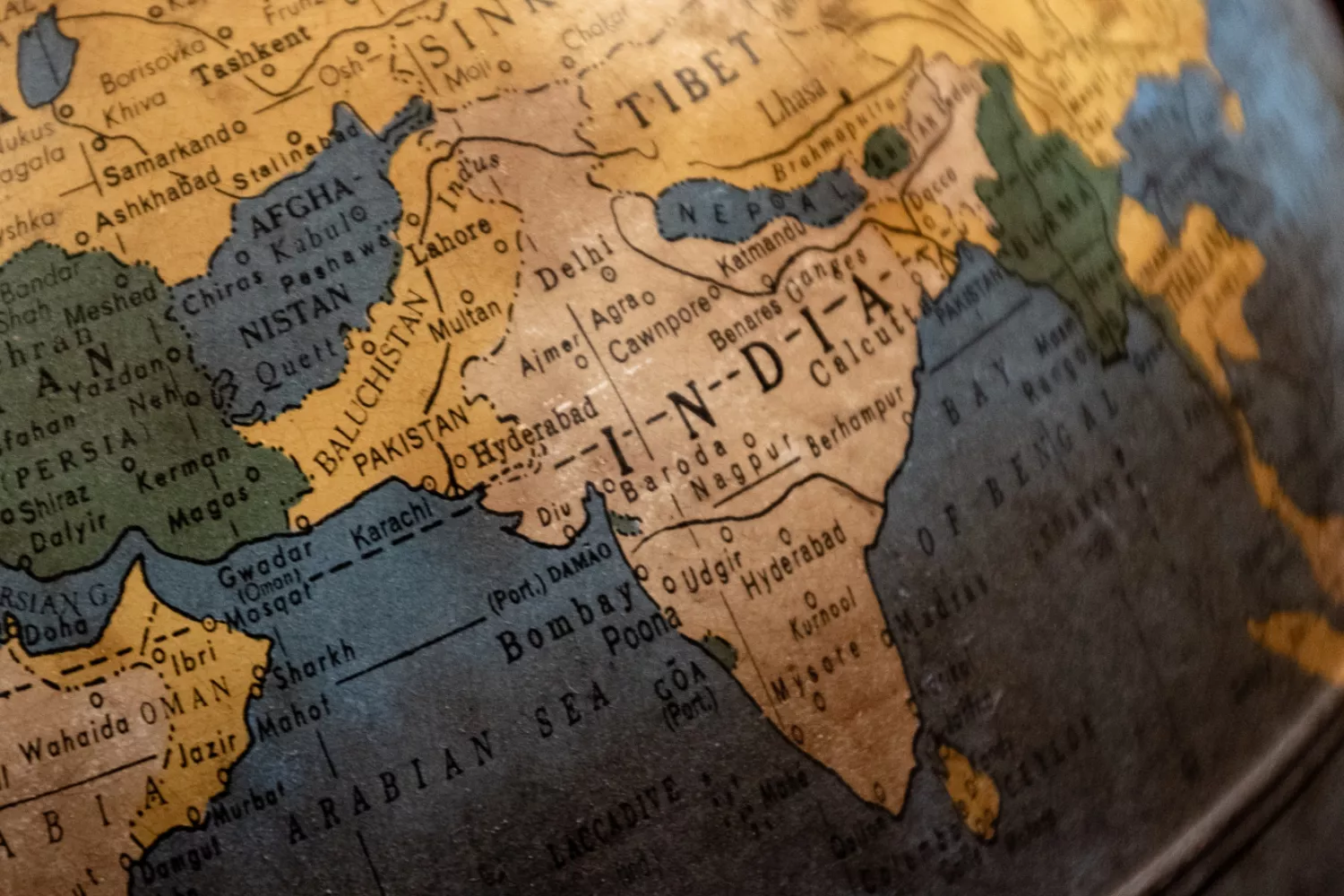 La India en un mapa político / UNSPLASH