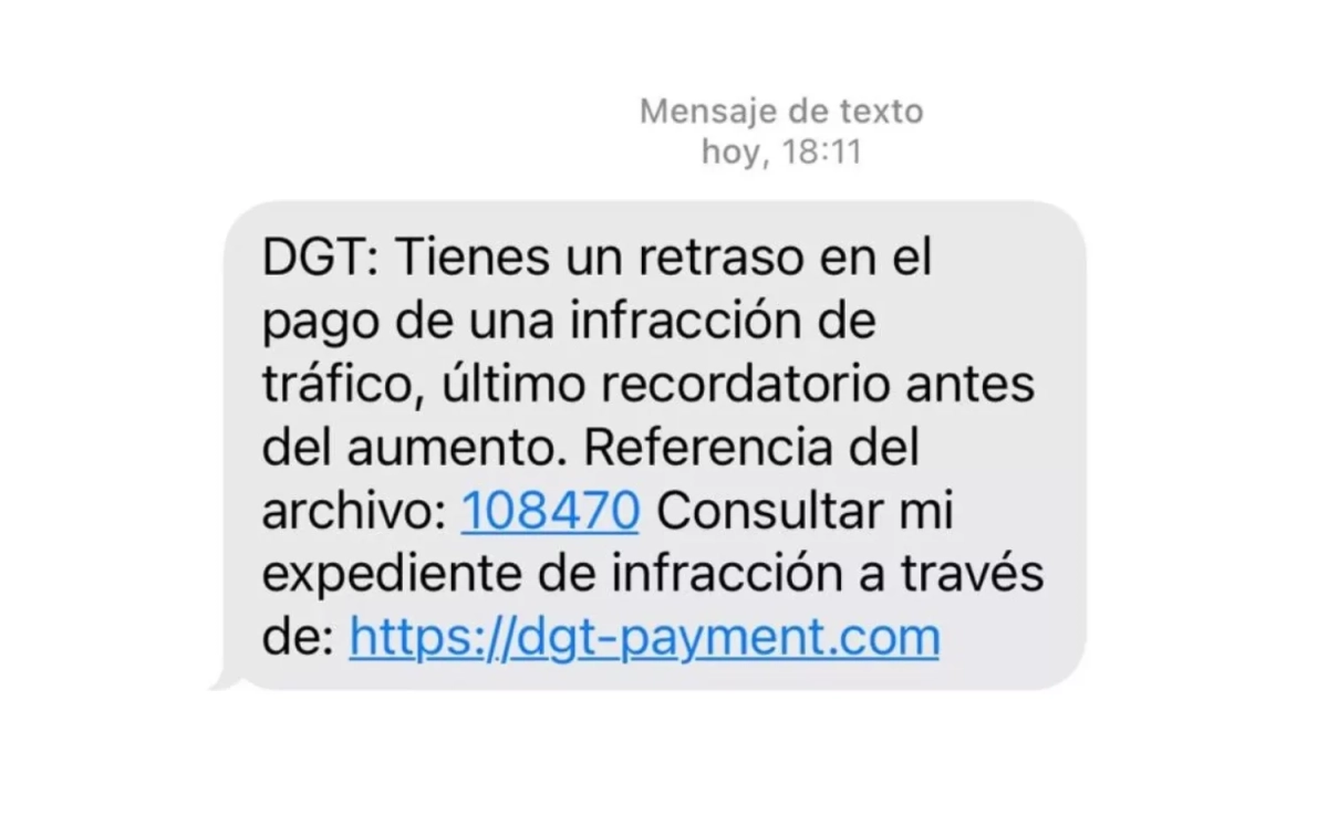 El timo de los SMS que te avisan de que tienes una multa de la DGT pendiente de pago   GENBETA