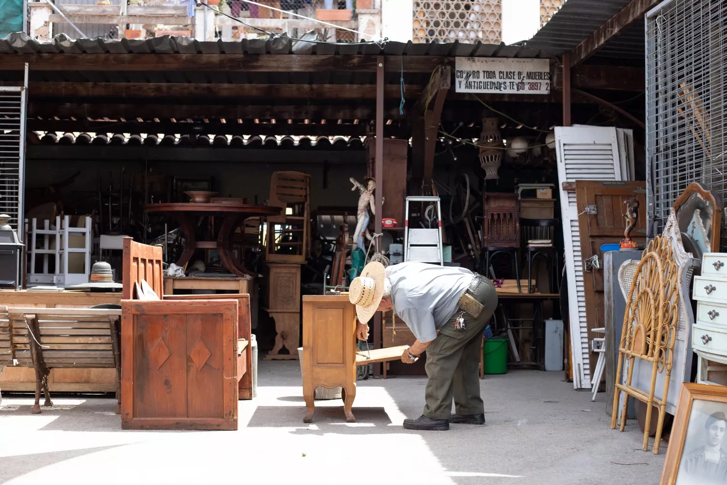 Una de las tiendas de Mercantic, un mercadillo de antigüedades / MERCANTIC 