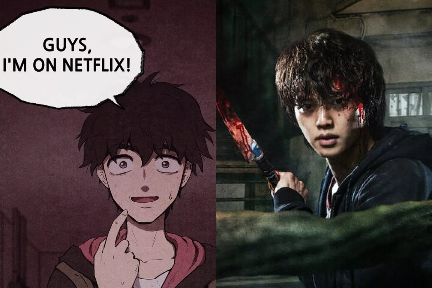 El webtoon de 'Sweet Home' y la serie en Netflix / WEBTOON Y NETFLIX