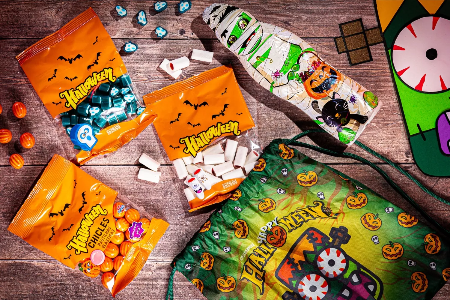 El surtido de caramelos y chocolates ‘terroríficos’ para ahorrar en Halloween / MERCADONA