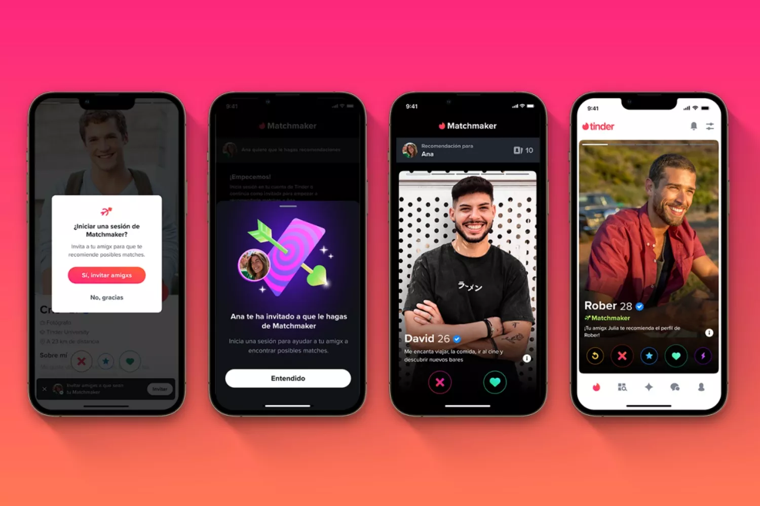 Tinder Matchmaker, la nueva funcionalidad de Tinder / TINDER