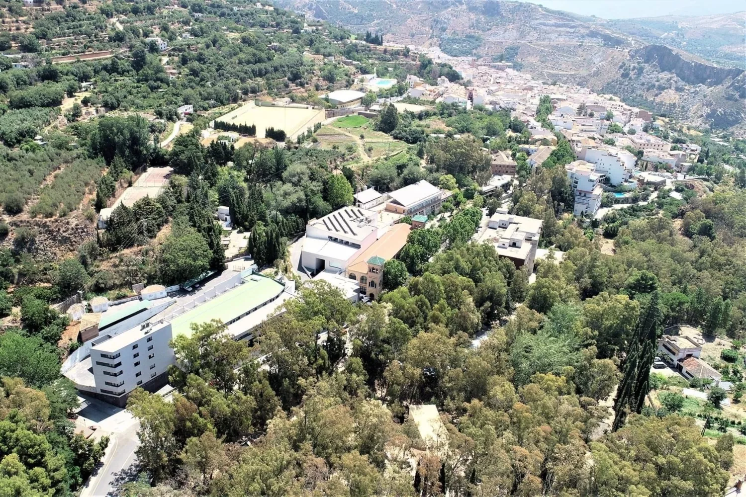 Vista aérea de Lanjarón (Granada) / ICTE (EP)