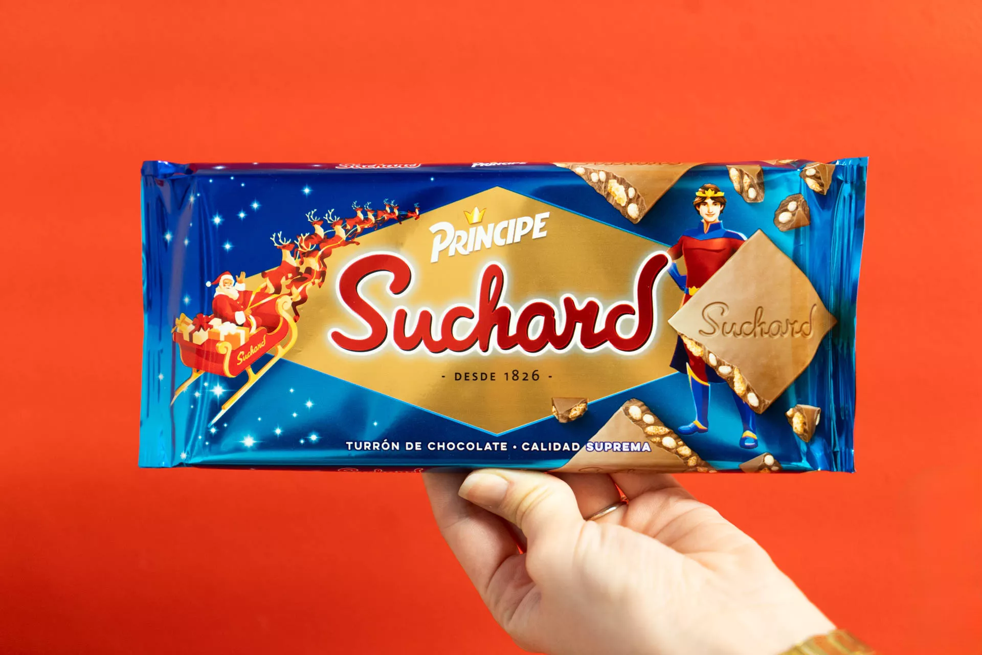 Turrón Suchard con galletas Príncipe / GALA ESPÍN 