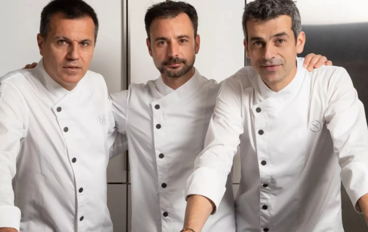 Mateu Casañas, Oriol Castro y Eduard Xatruch, los chefs de Disfrutar (Barcelona) / DISFRUTAR