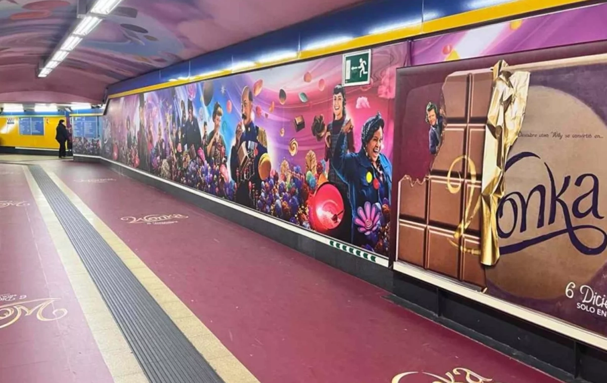 La estación de metro de Madrid con olor a chocolate