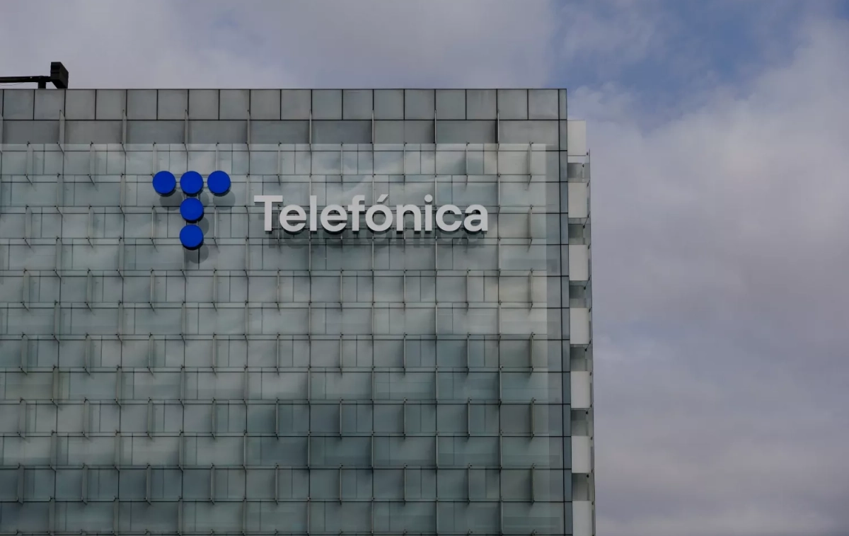 Exterior de la sede de Telefónica en Madrid / EP
