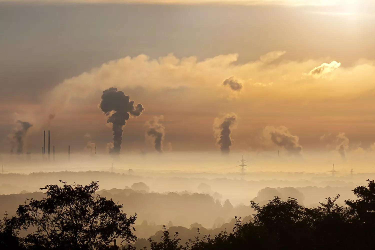 Centrales eléctricas y fábricas de carbón en la región del Ruhr, en Alemania / PEXELS