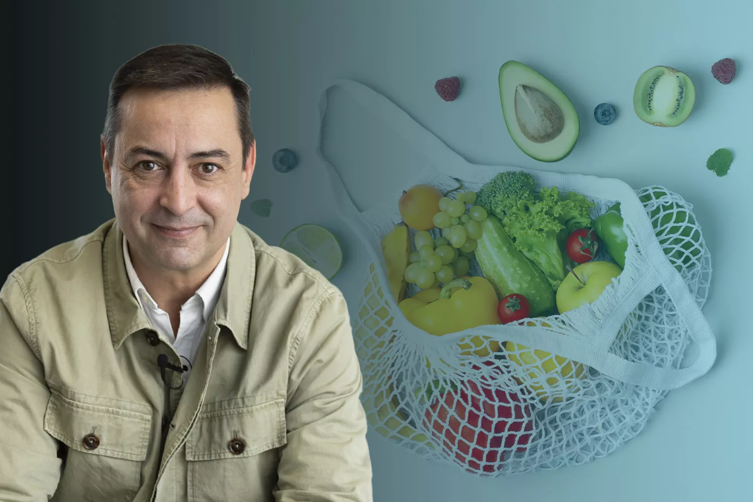 O dietista e nutricionista Juan Revenga dá conselhos sobre os produtos ultra-processados / CG PHOTOMONTAGE