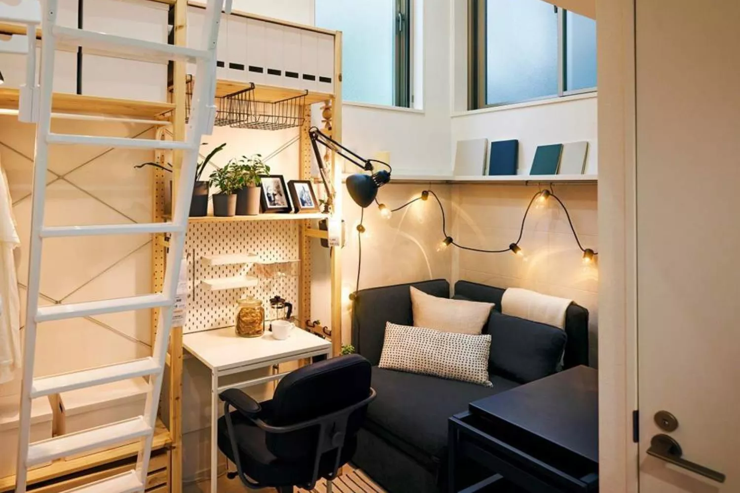 Un miniapartamento de 10 metros cuadrados decorado por Ikea / IKEA