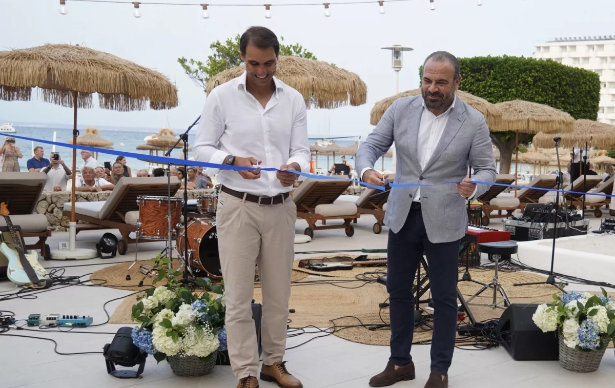 Rafa Nadal y Gabriel Escarrer en la inauguración de Zel Mallorca / MELIÁ HOTELS INTERNATIONAL