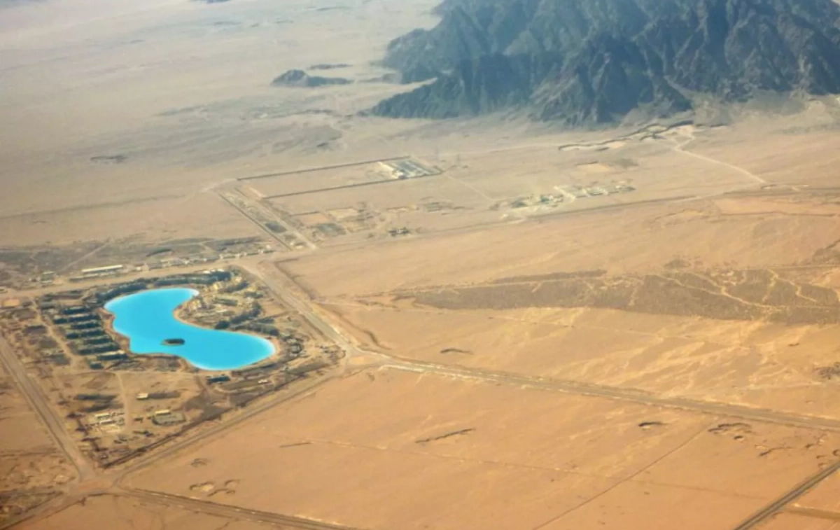 Vista de laguna de Shark El Shein / CRYSTAL LAGOONS