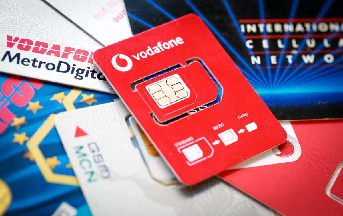 Una tarjeta de Vodafone / Matt Alexander - EFE