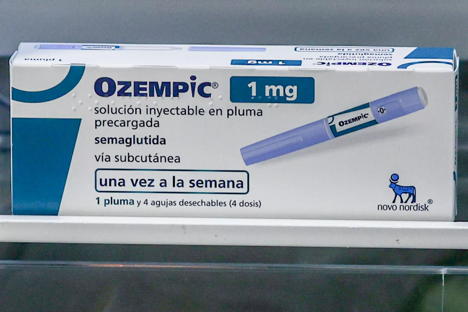 Una caja de Ozempic, el medicamento de Novo Nordisk para la diabetes o la obesidad / RICARDO RUBIO - EP