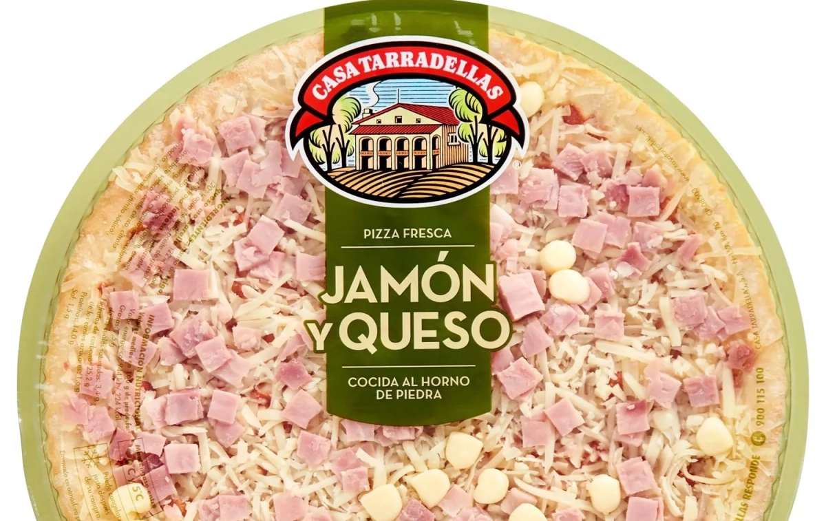 Una pizza de jamón y queso de Casa Tarradellas / MASYMAS SUPERMERCADOS