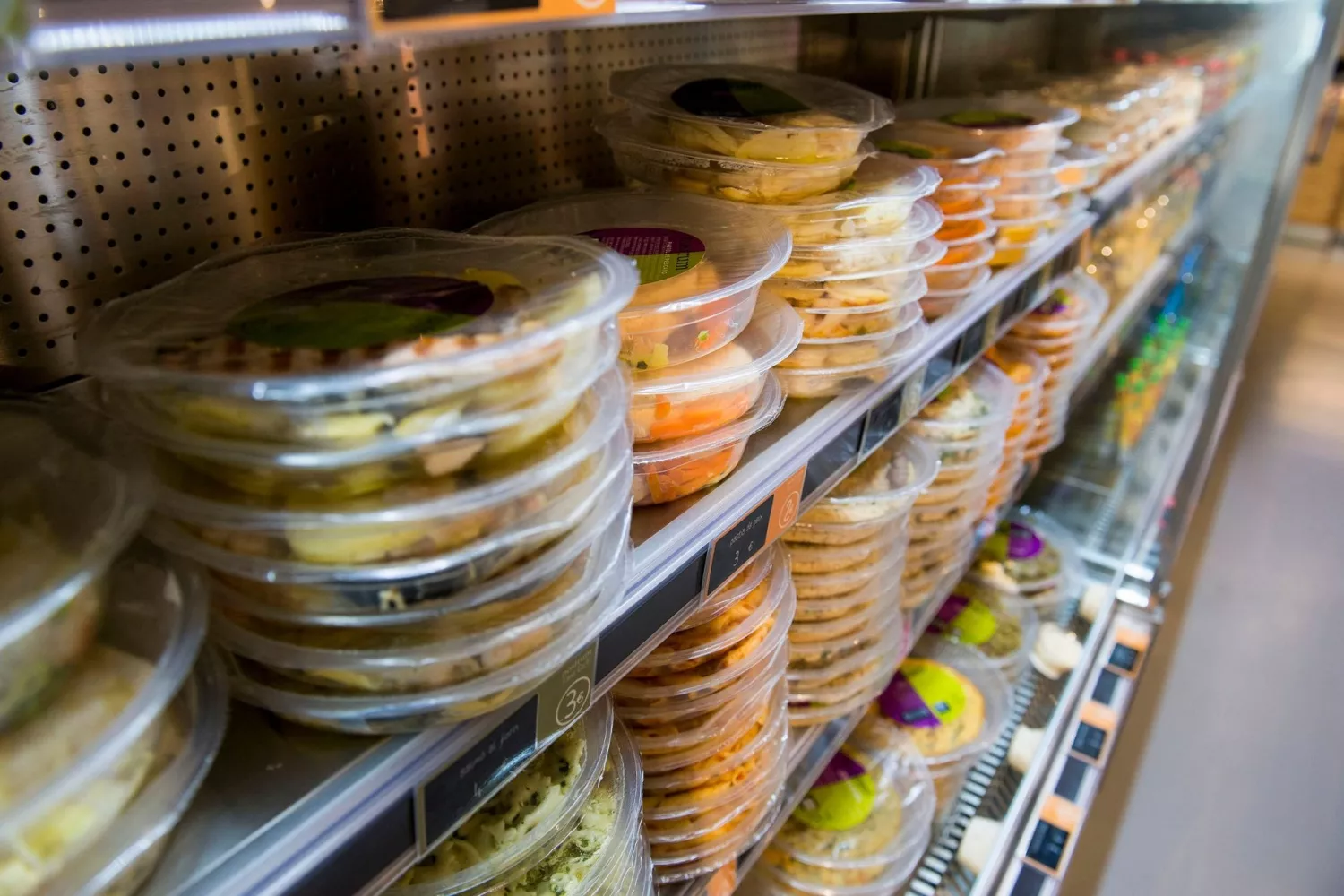 Platos preparados en un supermercado