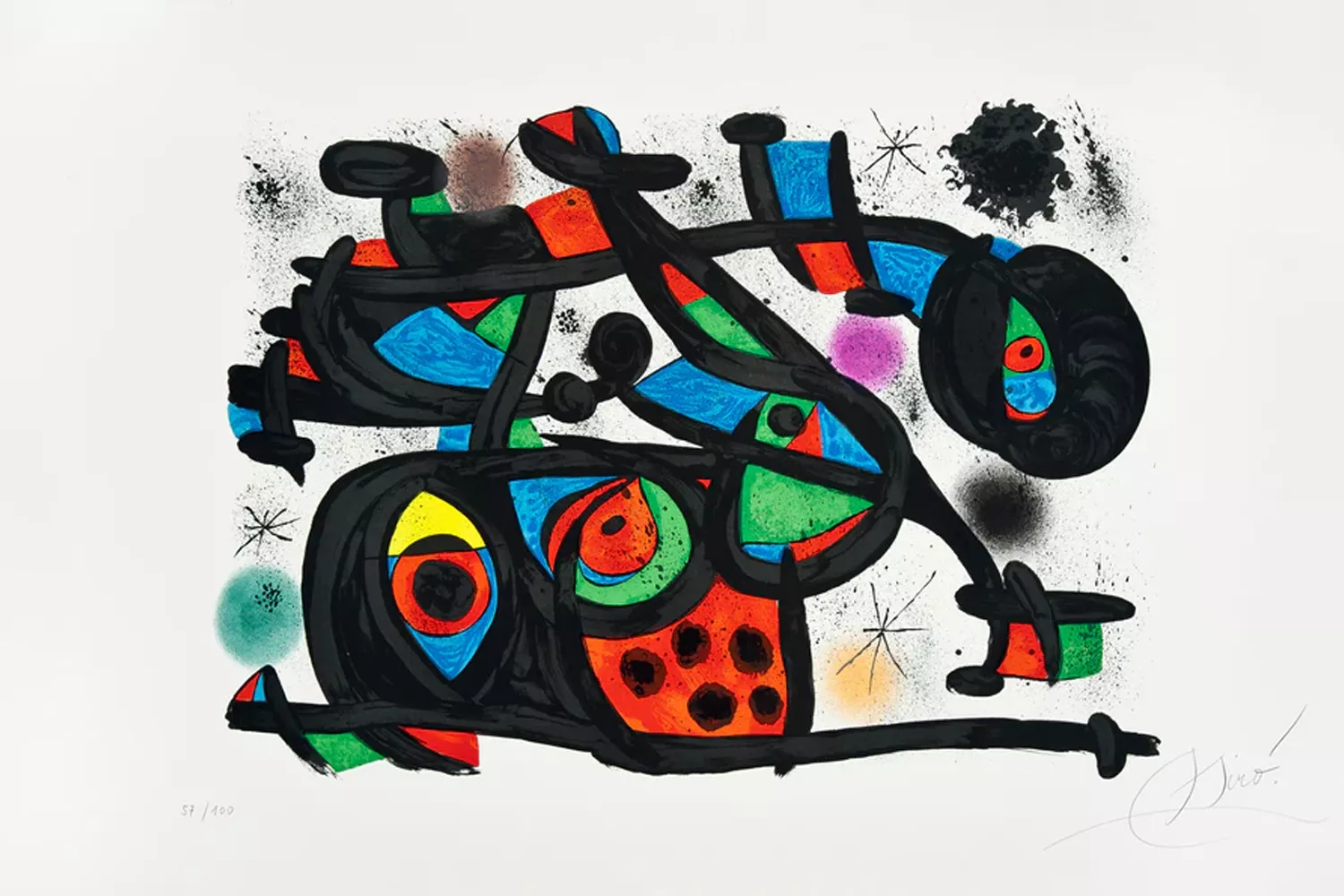 'Le rapt', una obra de Miró a la venta por 11.495 euros / REDCOLLECTORS