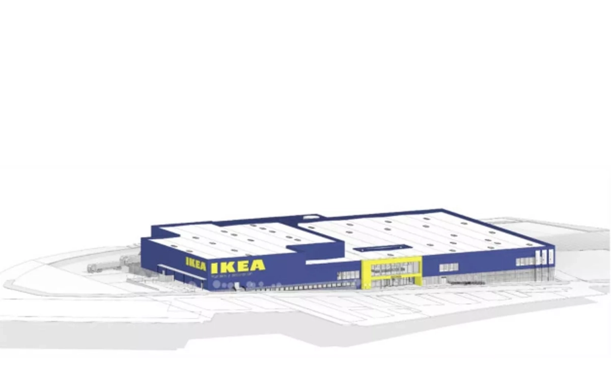 Diseño de Ikea para su establecimiento de Almería / AYUNTAMIENTO DE ALMERÍA