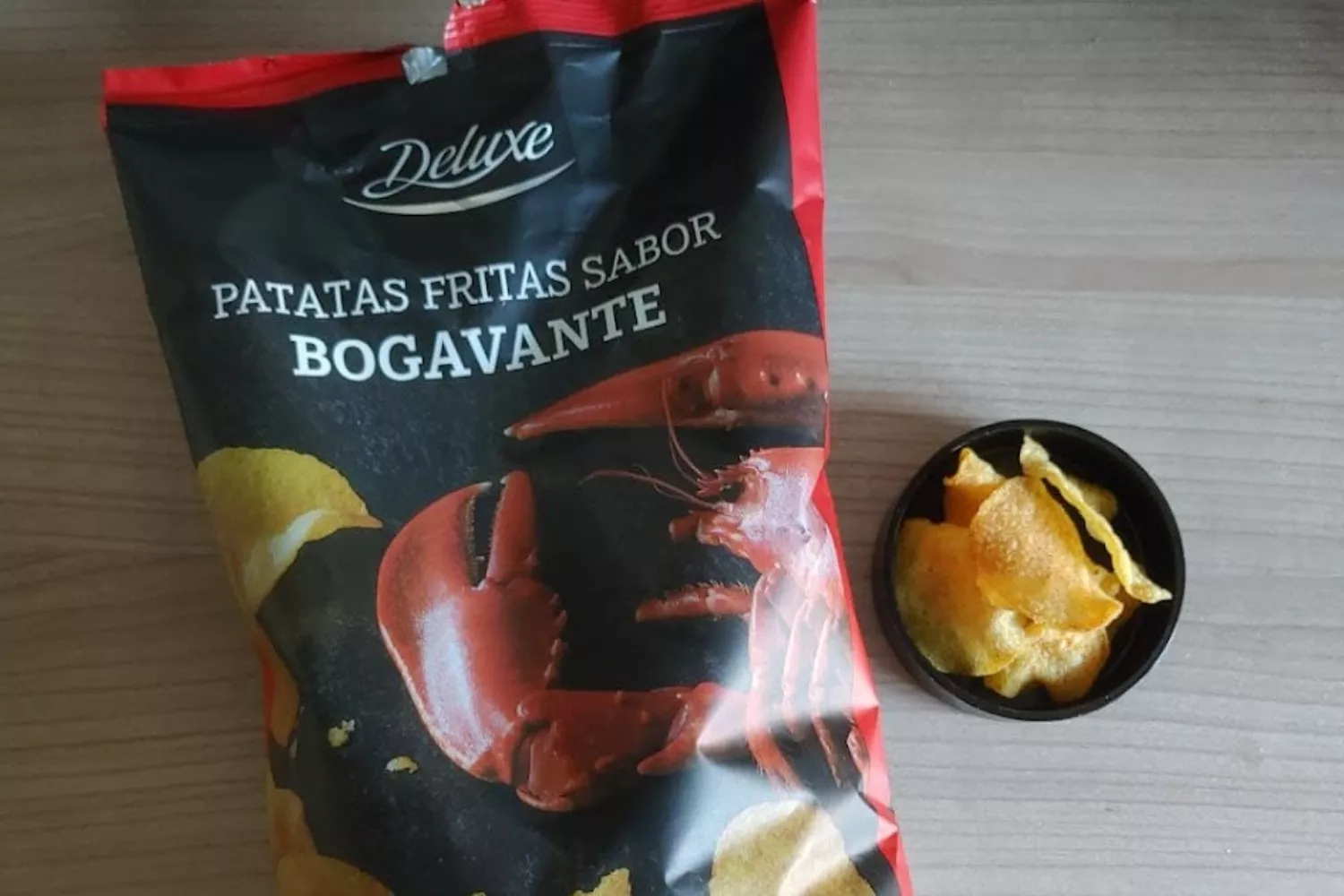 Las patatas fritas sabor Bogavante de la sección Deluxe de Lidl