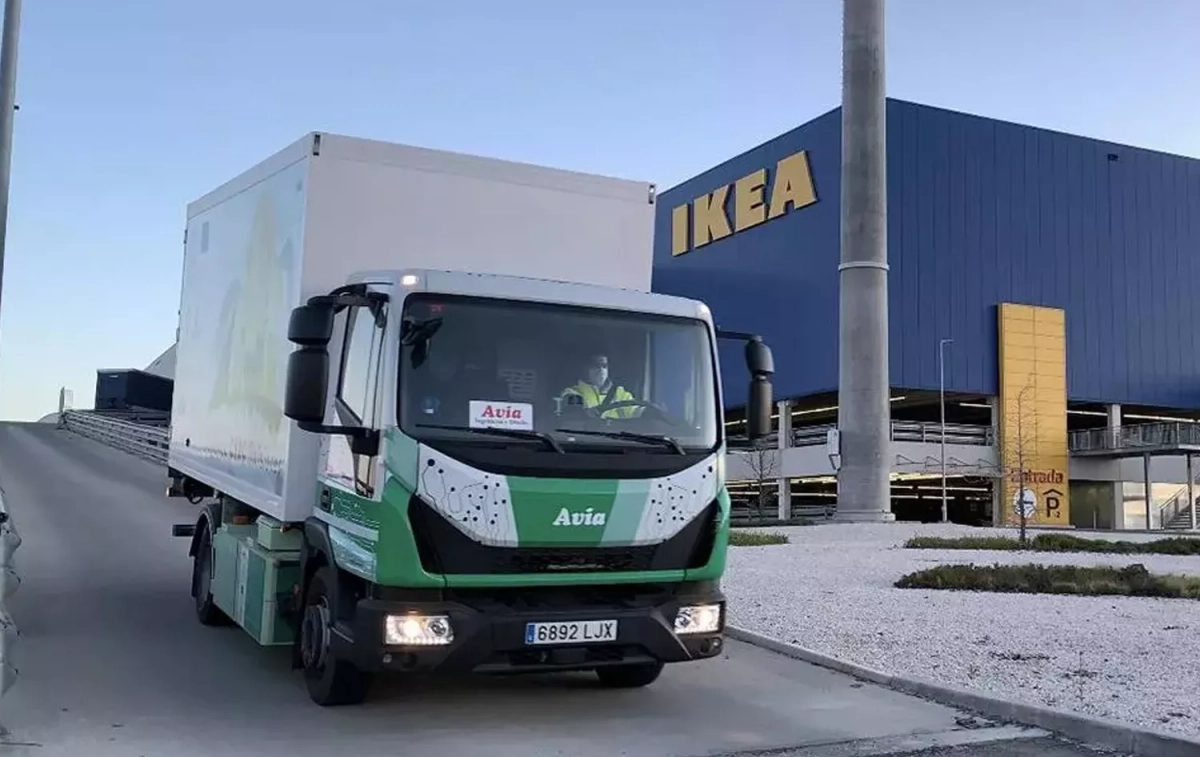 Un camión 100% eléctrico de Ikea