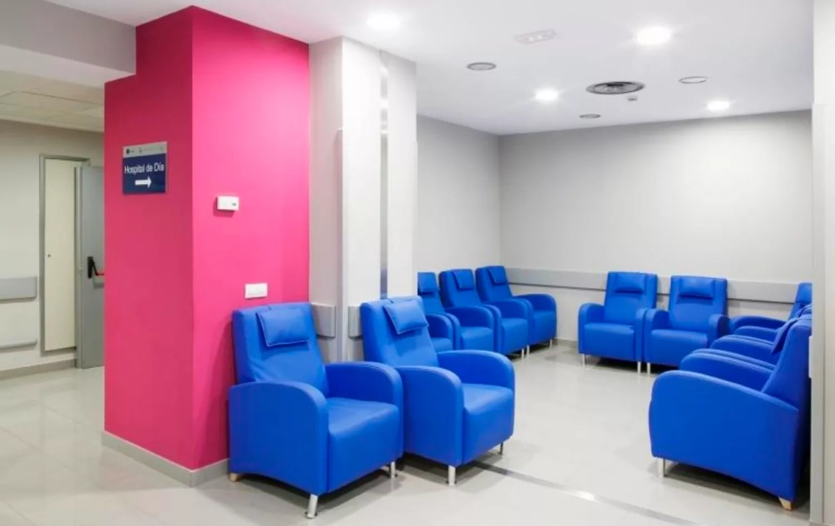 Sala de espera del hospital de la Fundación Jiménez Díaz / FUNDACIÓN JIMÉNEZ DÍAZ