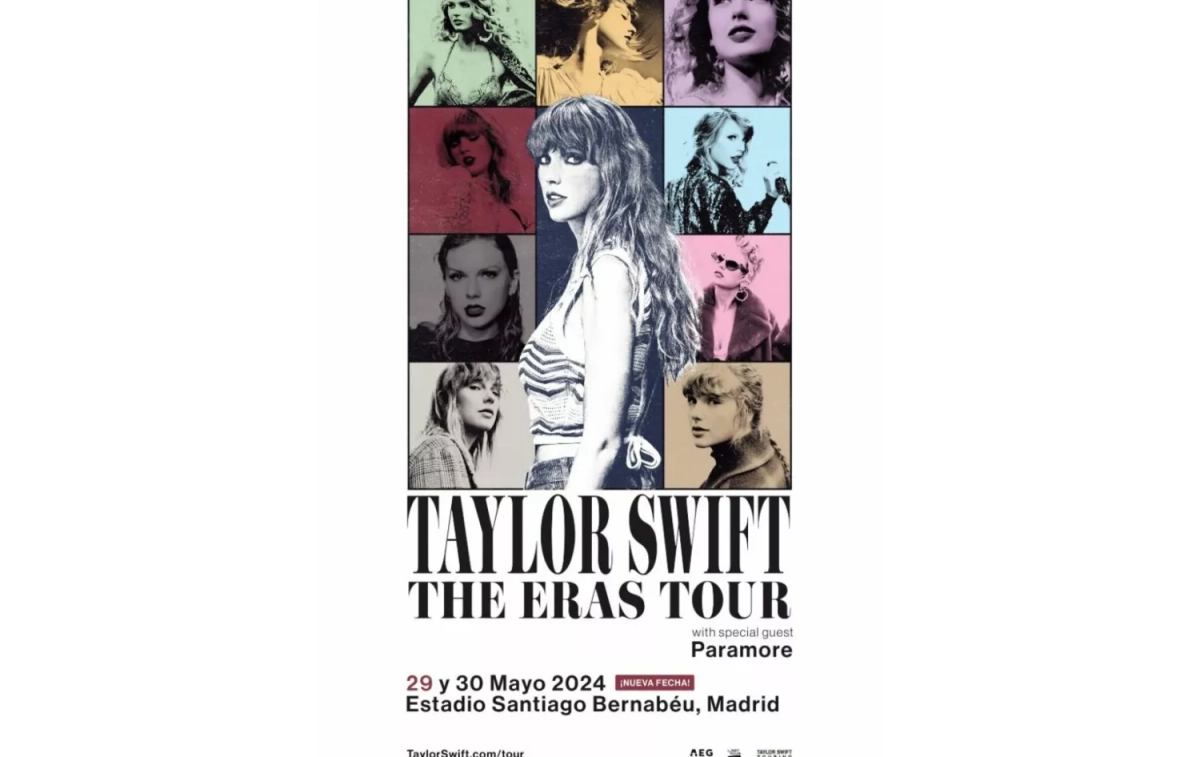 Cartel de los conciertos de Taylor Swift en Madrid / LAST TOUR