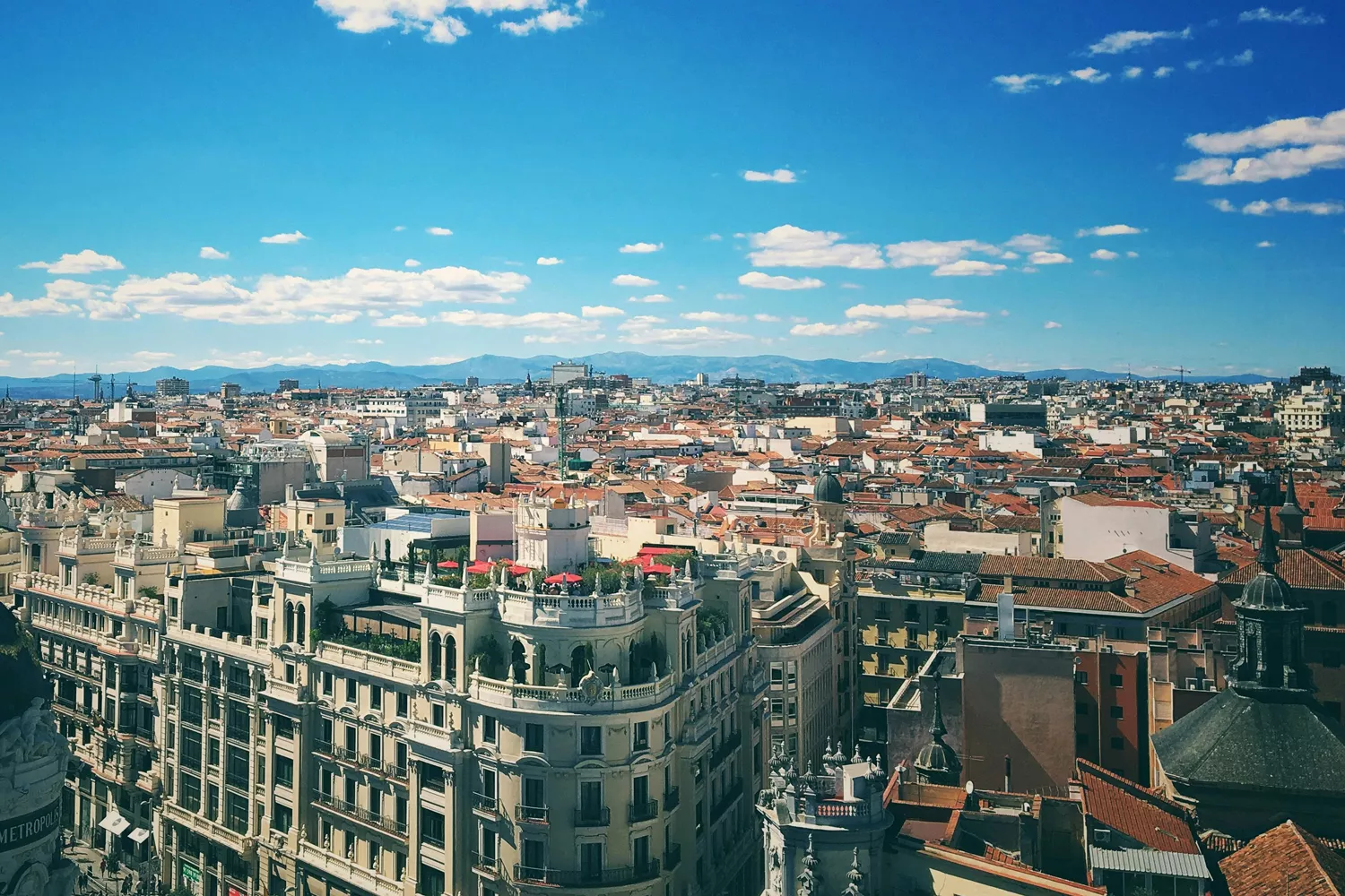 Vista de Madrid, ciudad donde están los barrios más caros de España / PEXELS