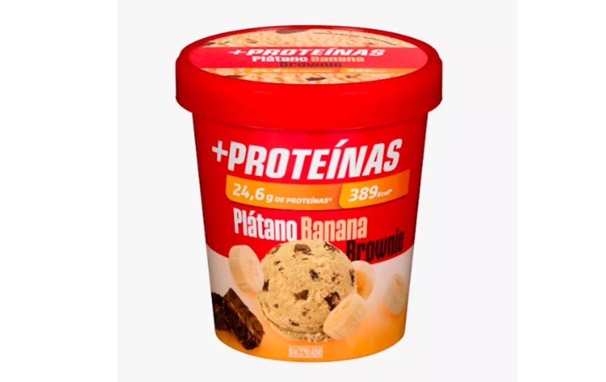 Helado con proteínas de Mercadona / MERCADONA