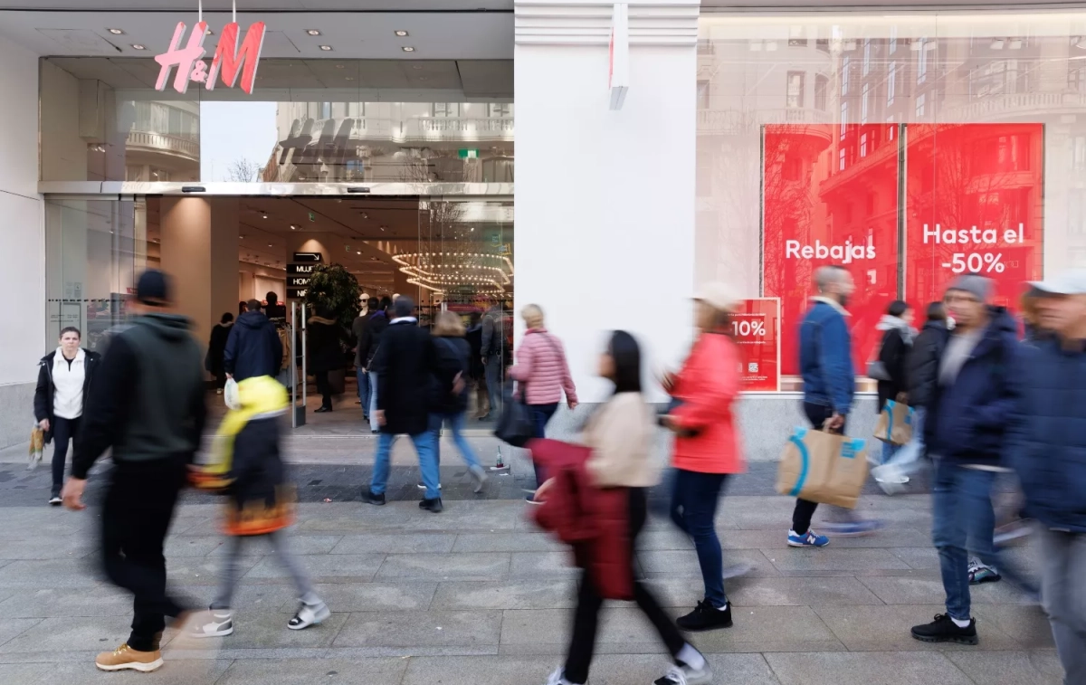 Una tienda de H&M en el centro de Madrid / EP 