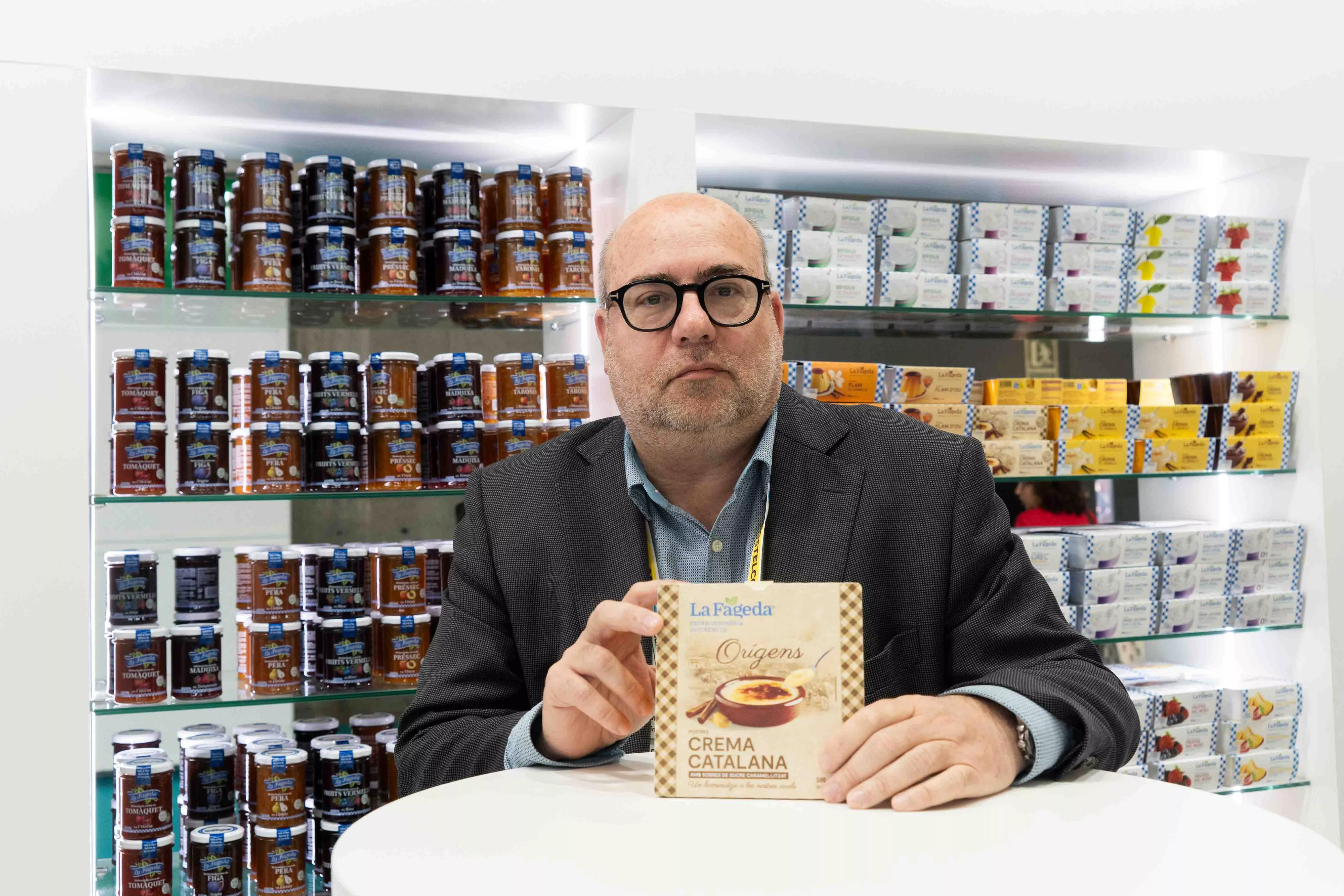 Francesc Galí, director de marketing de la empresa de yogures La Fageda, en Alimentaria 2024 / SIMÓN SÁNCHEZ